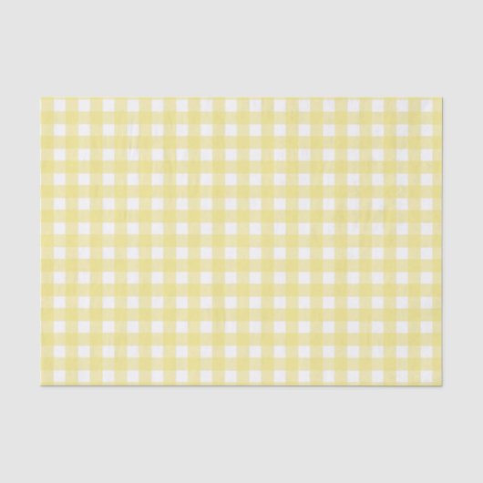 Blassgelb und weiß kariert seidenpapier (Vorderseite)