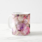 Blassgelbe Blasen: Elegantes Dekor Kaffeetasse (Vorderseite Links)