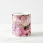 Blassgelbe Blasen: Elegantes Dekor Kaffeetasse (Mittel)