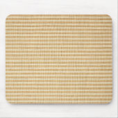Blassgelbe gestreifte Stoffmuster Mousepad (Vorne)
