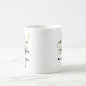 Blassgelbe Lilie und Buds Kaffeetasse (Mittel)