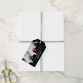 Blassgelbe Orchidee Gastgeschenk Hochzeit Danke Geschenkanhänger (Mit Garn)