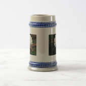 Blassgelbe Rose Bierglas (Mittel)