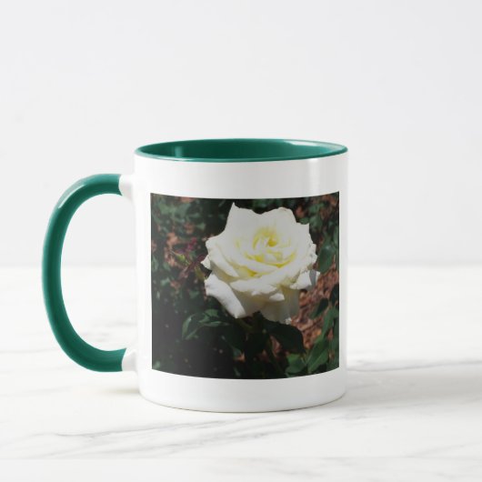 Blassgelbe Rose Tasse (Links)