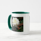 Blassgelbe Rose Tasse (Vorderseite Links)
