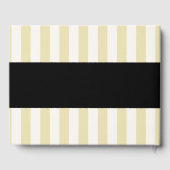 Blassgelbe Streifen Gästebuch (Rückseite)