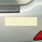 Blassgelbes geometrisches Deko Cube-Muster Autoaufkleber (Auf Auto)