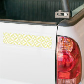 Blassgelbes geometrisches Deko Cube-Muster Autoaufkleber (Auf Lkw)