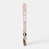 Blassgold Leopard iPhone 16 Hülle (Linke Seite)
