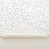 Blassgrau auf Weiß | Muster für Linoldruckstars Sherpadecke (3/4)