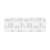 Blassgraue Bücher auf dem Shelf. (Vorne)