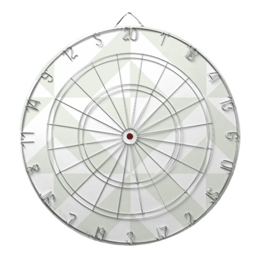 Blassgraues geometrisches Deko Cube Pattern Dartscheibe (vorne)