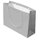 Blassgraues geometrisches Muster - Sommerdekoratio Große Geschenktüte (Rückseite Schrägansicht)