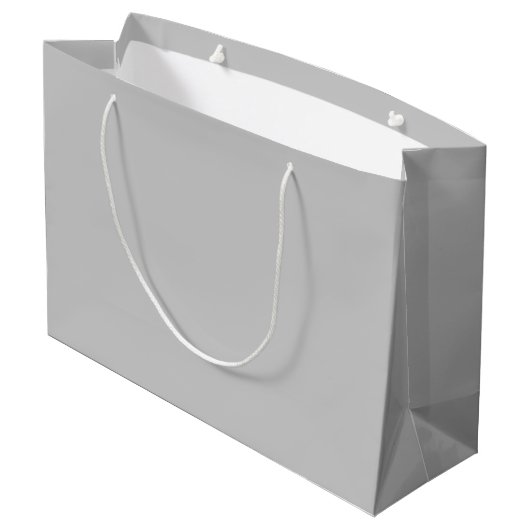 Blassgraues geometrisches Muster - Sommerdekoratio Große Geschenktüte (Rückseite Schrägansicht)
