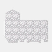 Blassgraues Mosaikmuster Geschenkschachtel (Ungefaltet)