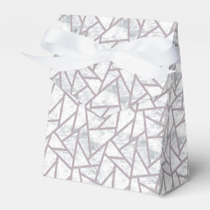 Blassgraues Mosaikmuster Geschenkschachtel
