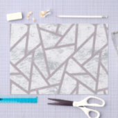 Blassgraues Mosaikmuster Seidenpapier (Handwerk)
