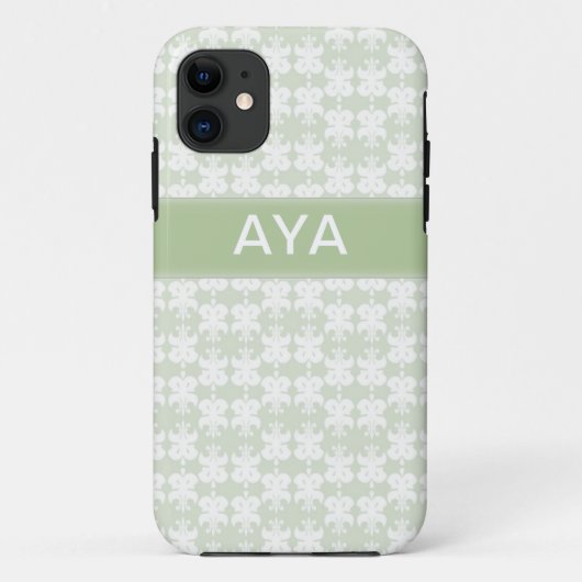 Blassgrün Case-Mate iPhone Hülle (Rückseite)