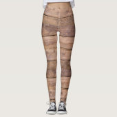 Blassgrün, Leggings aus Holzplatten (Vorderseite)