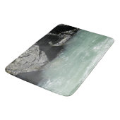 Blassgrüne Colorado River Cliffs of Granite Wellne Badematte (Schrägansicht)