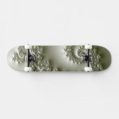 Blassgrüne Fraktal-Design-Krawatte Skateboard (Horizontal)