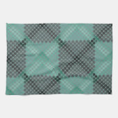 Blassgrüne Kreise oder Kugeln, Gewebe, quadratisch Geschirrtuch (Horizontal)