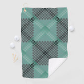 Blassgrüne Kreise oder Kugeln, Gewebe, quadratisch Golfhandtuch (Insitu)