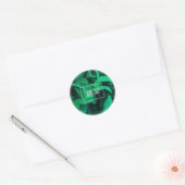Blassgrüne Leaf-Pflanze Danke, Aufkleber (Umschlag)