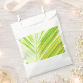 Blassgrüne Pastellpalme-Blätter Geschenktütchen (Ausgeschnitten)