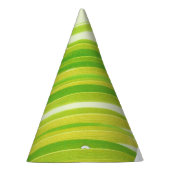 Blassgrüne Pastellpalme-Blätter Partyhütchen (Rechts)