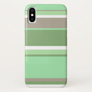 Blassgrüne Streifen Case-Mate iPhone Hülle