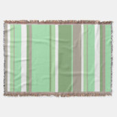 Blassgrüne Streifen Decke (Vorderseite)