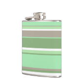 Blassgrüne Streifen Flachmann (Links)