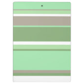 Blassgrüne Streifen Klemmbrett (Rückseite)