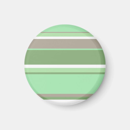 Blassgrüne Streifen Magnet (Vorne)