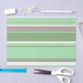 Blassgrüne Streifen Seidenpapier (Handwerk)