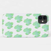 Blassgrüner Squash Leaf Texture iPhone 11 Fall Case-Mate iPhone Hülle (Rückseite (Horizontal))