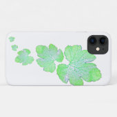 Blassgrüner Squash Leaf Texture iPhone 11 Fall Case-Mate iPhone Hülle (Rückseite (Horizontal))