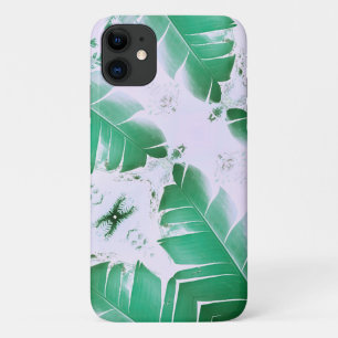 Blassgrünes Bananenbaum Leaf iPhone 11 Fall Case-Mate iPhone Hülle