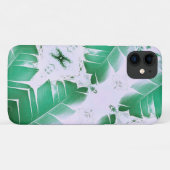 Blassgrünes Bananenbaum Leaf iPhone 11 Fall Case-Mate iPhone Hülle (Rückseite (Horizontal))