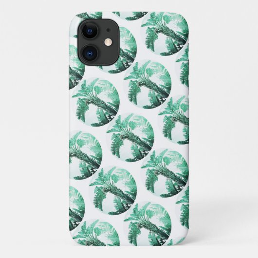 Blassgrünes Bananenbaum Leaf iPhone 11 Fall Case-Mate iPhone Hülle (Rückseite)