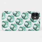 Blassgrünes Bananenbaum Leaf iPhone 11 Fall Case-Mate iPhone Hülle (Rückseite (Horizontal))