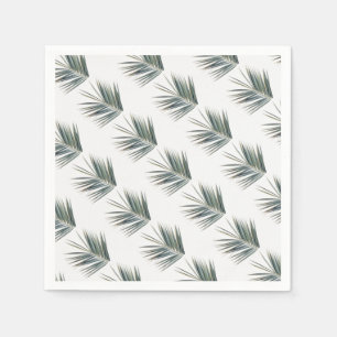 Blassgrünes Blatt Serviette