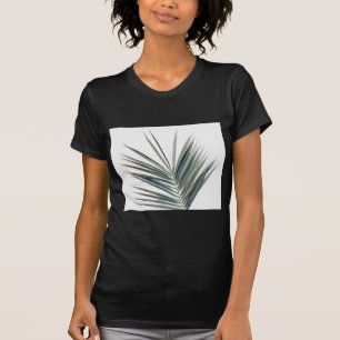 Blassgrünes Blatt T-Shirt