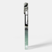 Blassgrünes Foto des Berges Granite Cliffs Case-Mate iPhone Hülle (Rückseite / Links)