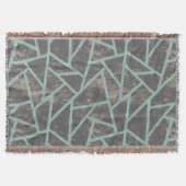 Blassgrünes und graues Mosaikmuster Decke (Vorderseite)