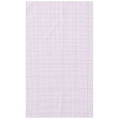 Blasslavender Modern Checkered Gingham Rustikal Tischdecke (Vorderseite)