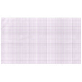 Blasslavender Modern Checkered Gingham Rustikal Tischdecke (Vorderseite (Horizontal))