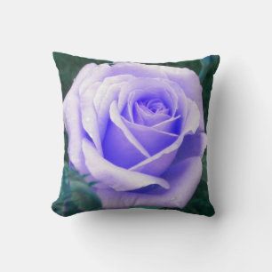 Blasslavender Rose Kissen