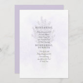 Blasslavender Splash Probe Einladung (Vorne/Hinten)